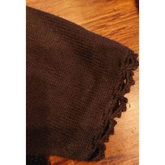 Quacker Factory Plus Size Black Sweater Colorful Sequin Bead Heart. Size - Picture 10 of 13